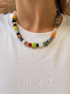 NATURAL STONES NECKLACE - KALEIDOSCOPE