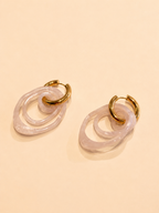 3IN1 EARRINGS - PINK