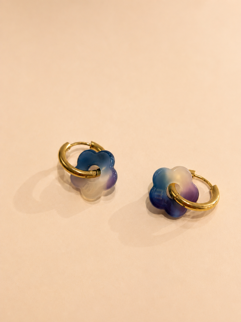 LITTLE FLOWERS EARRINGS - BLUE