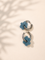 BLOSSOM EARRINGS - BLUE