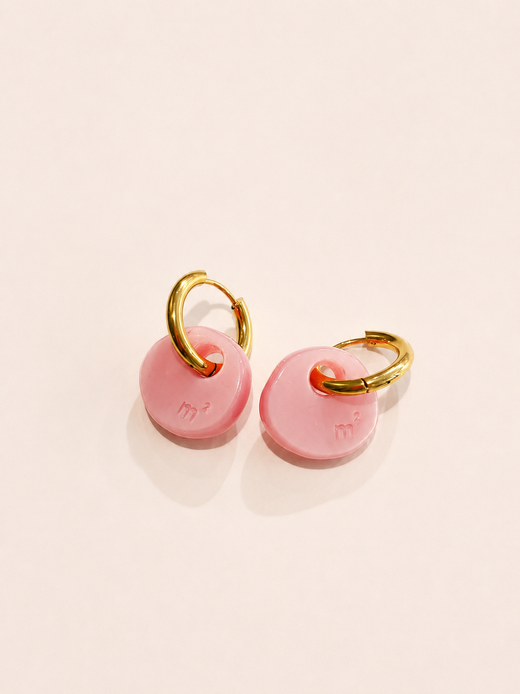 DROP EARRINGS - PINK