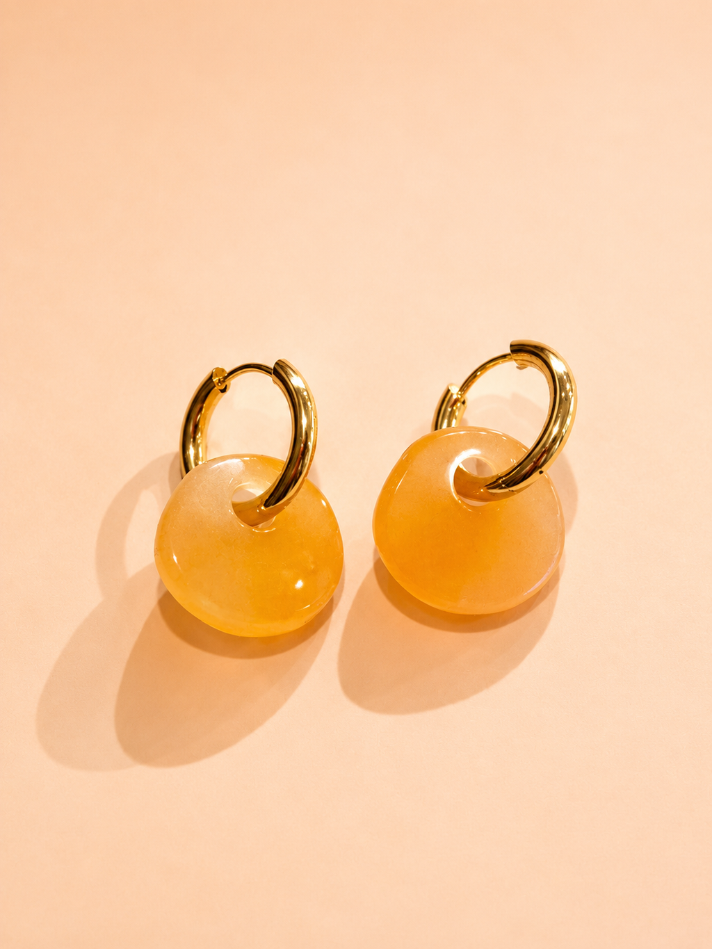 DROP EARRINGS - ORANGE