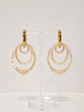 3IN1 EARRINGS - CREAM