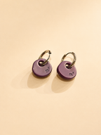 DROP EARRINGS - PURPLE
