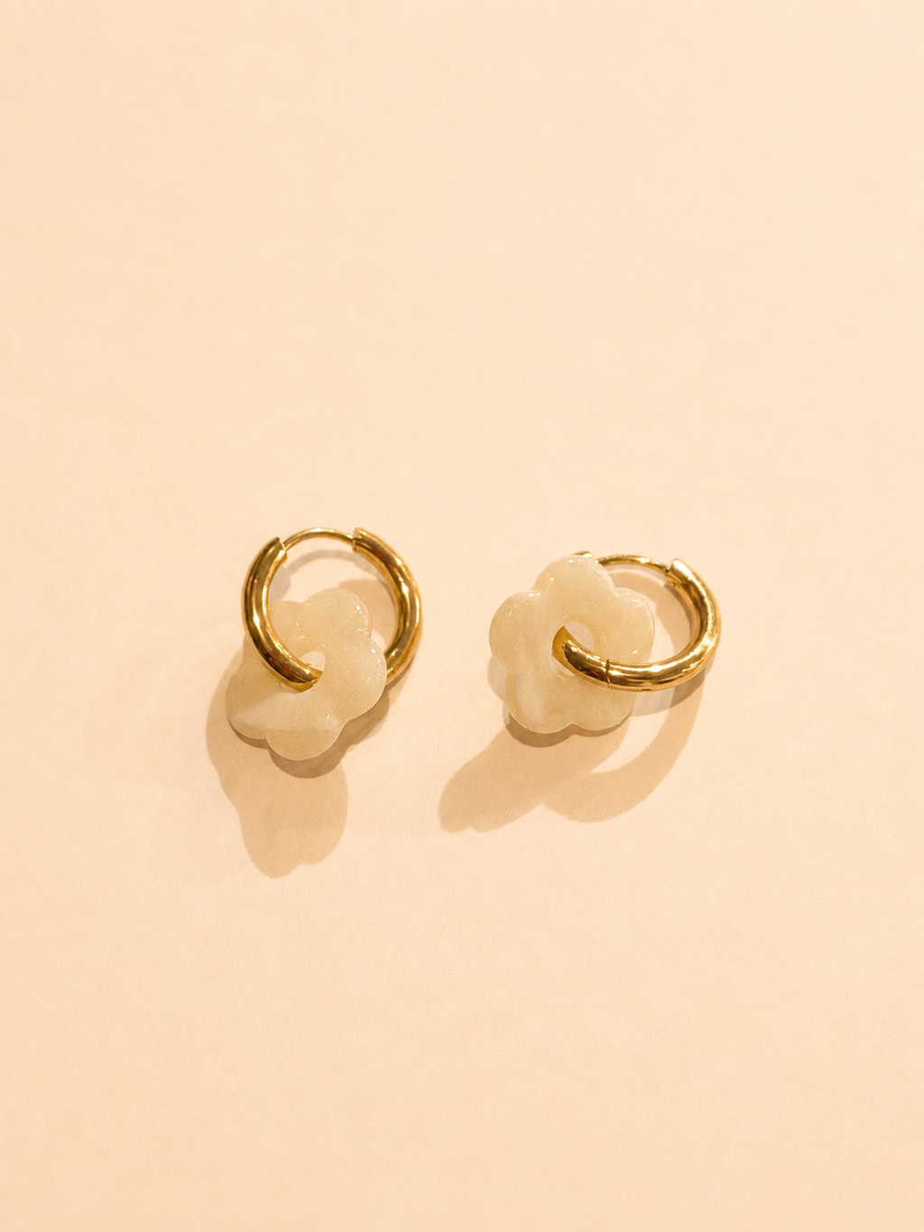 LITTLE FLOWERS EARRINGS - CREAM