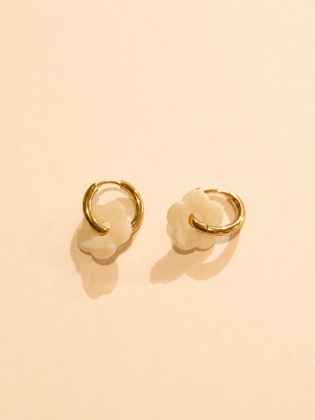 LITTLE FLOWERS EARRINGS - CREAM