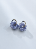 FLOWERS EARRINGS - BLUE