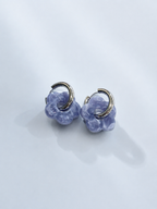 FLOWERS EARRINGS - BLUE