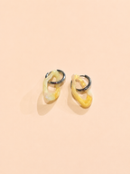 ORGANIC EARRINGS - BUTTER