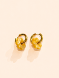 DAISY FLOWERS EARRINGS - YELLOW