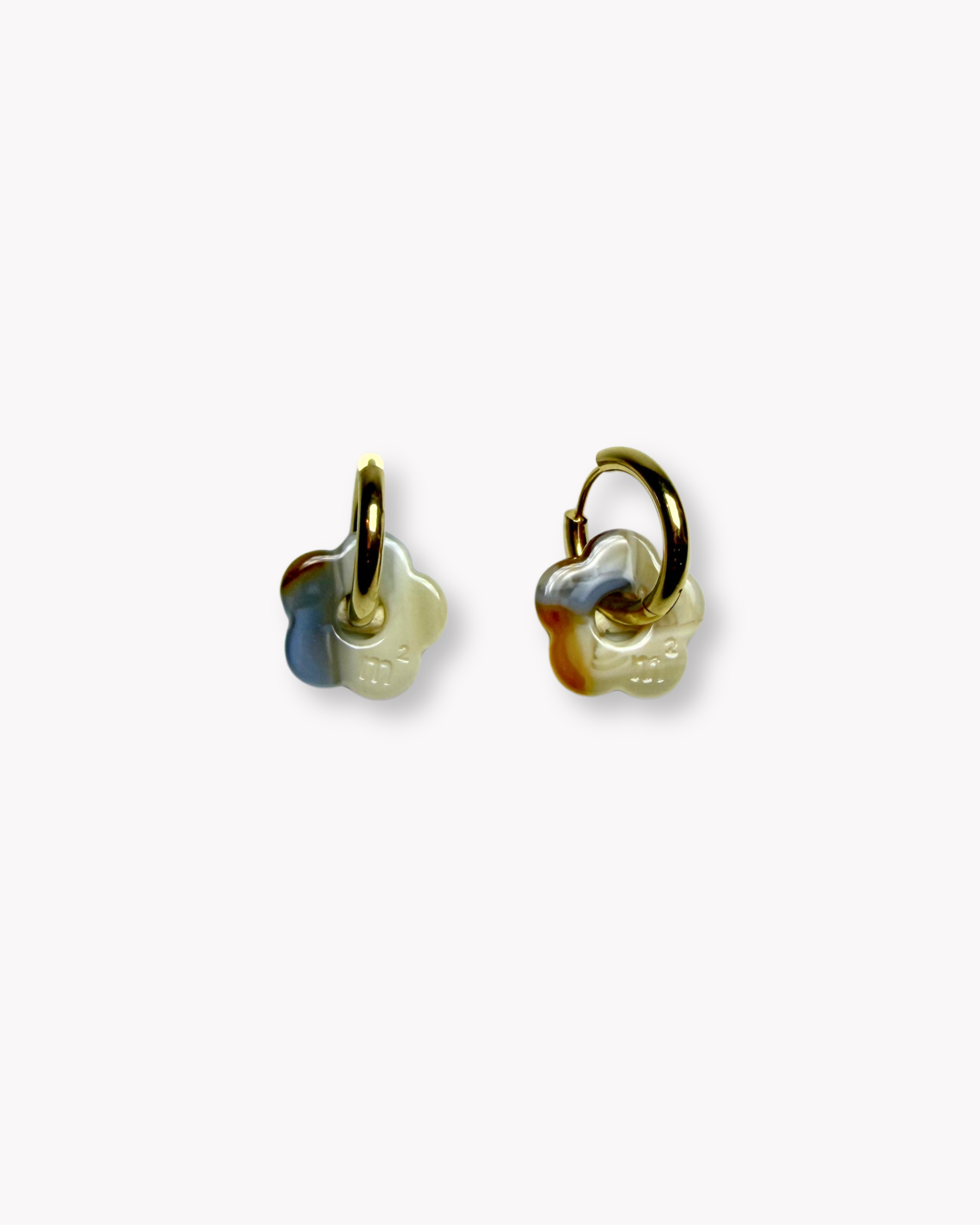LITTLE FLOWERS EARRINGS - MARBLED