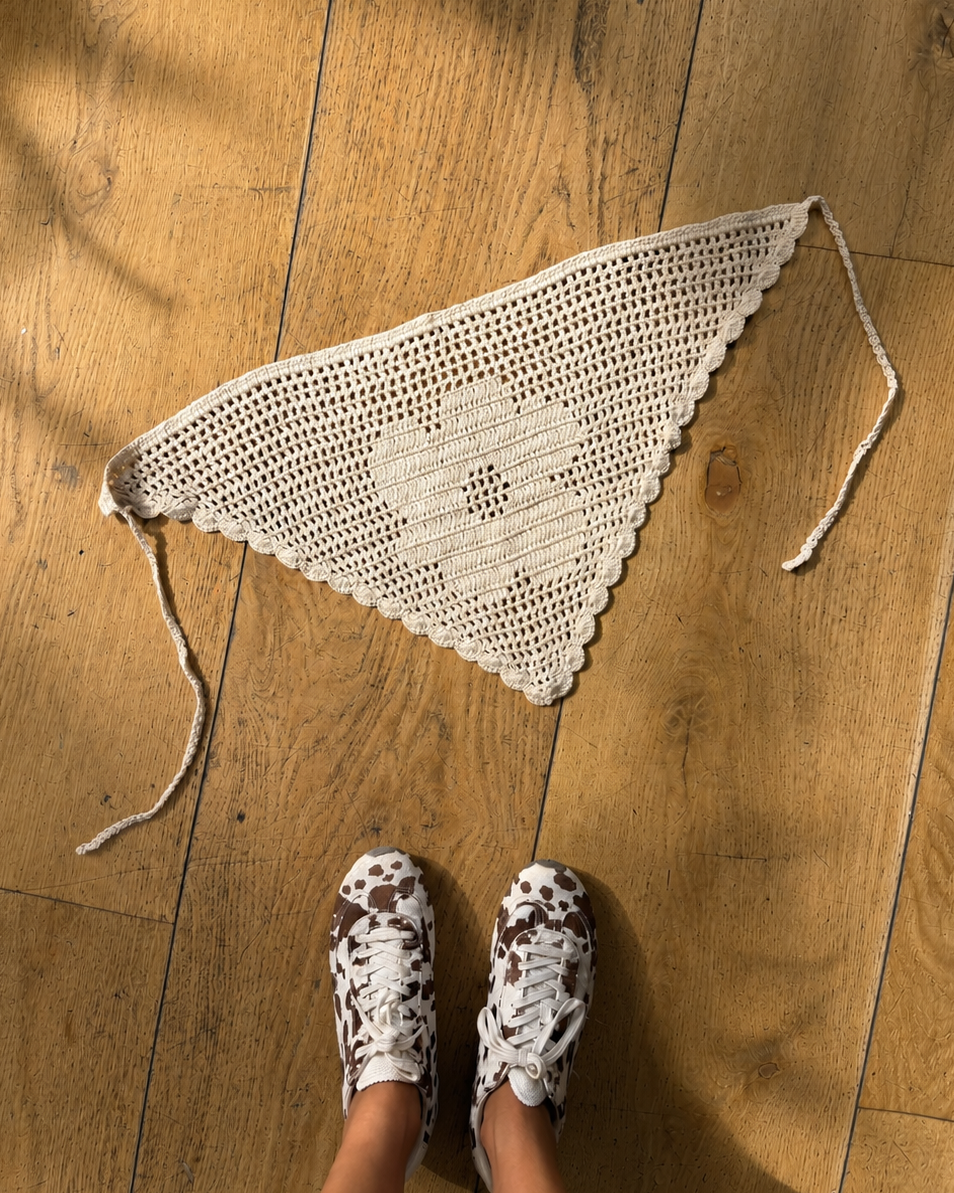 PAÑUELO CROCHET- SAND