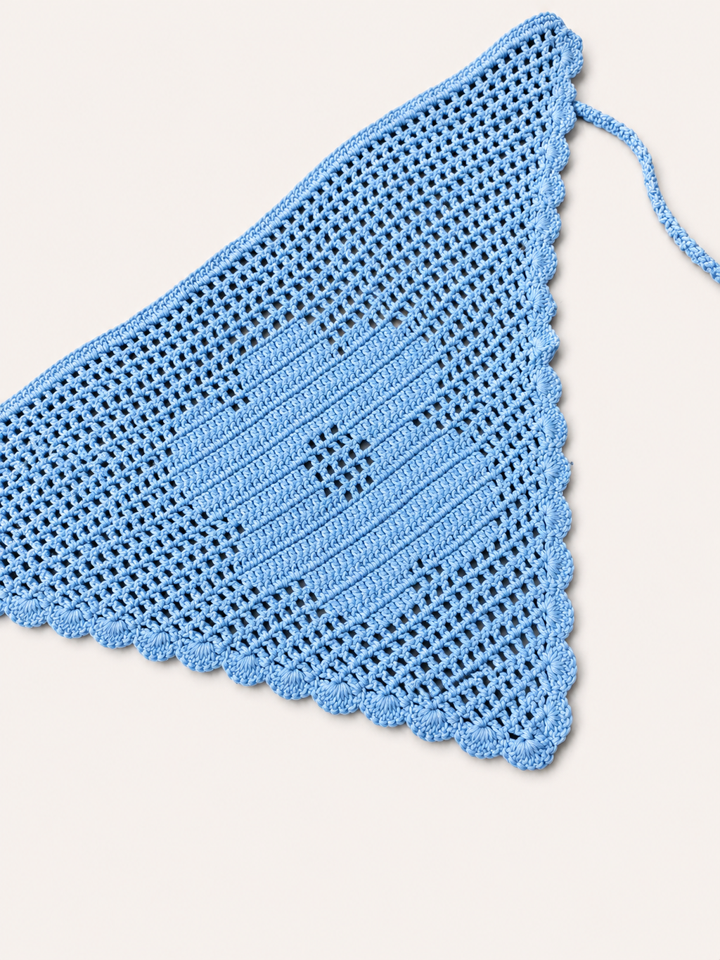 PAÑUELO CROCHET- BLUE SKY