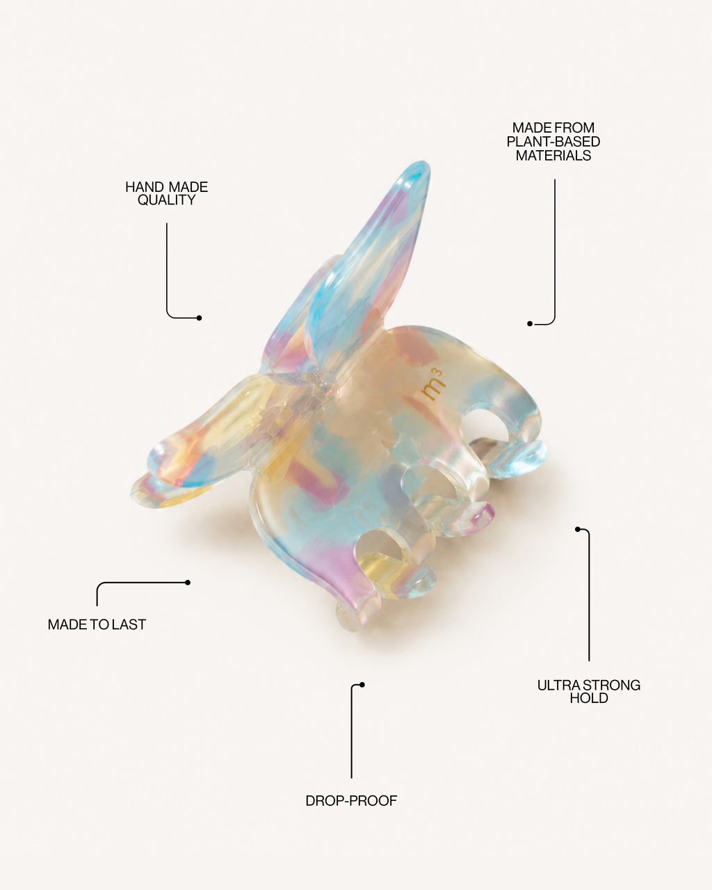 SKY BIG BTFLY CLAW - MIXED