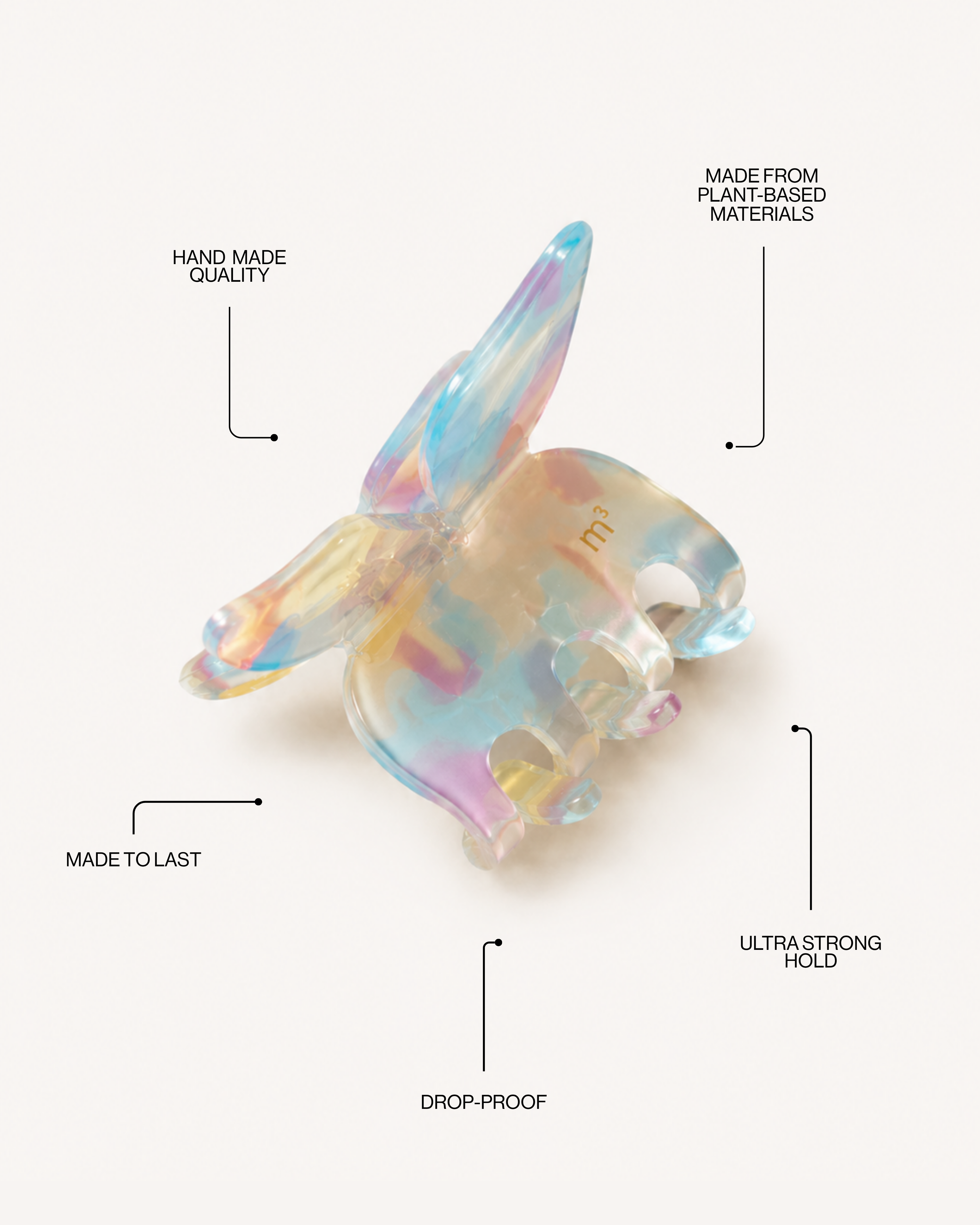 SKY BIG BTFLY CLAW - MIXED