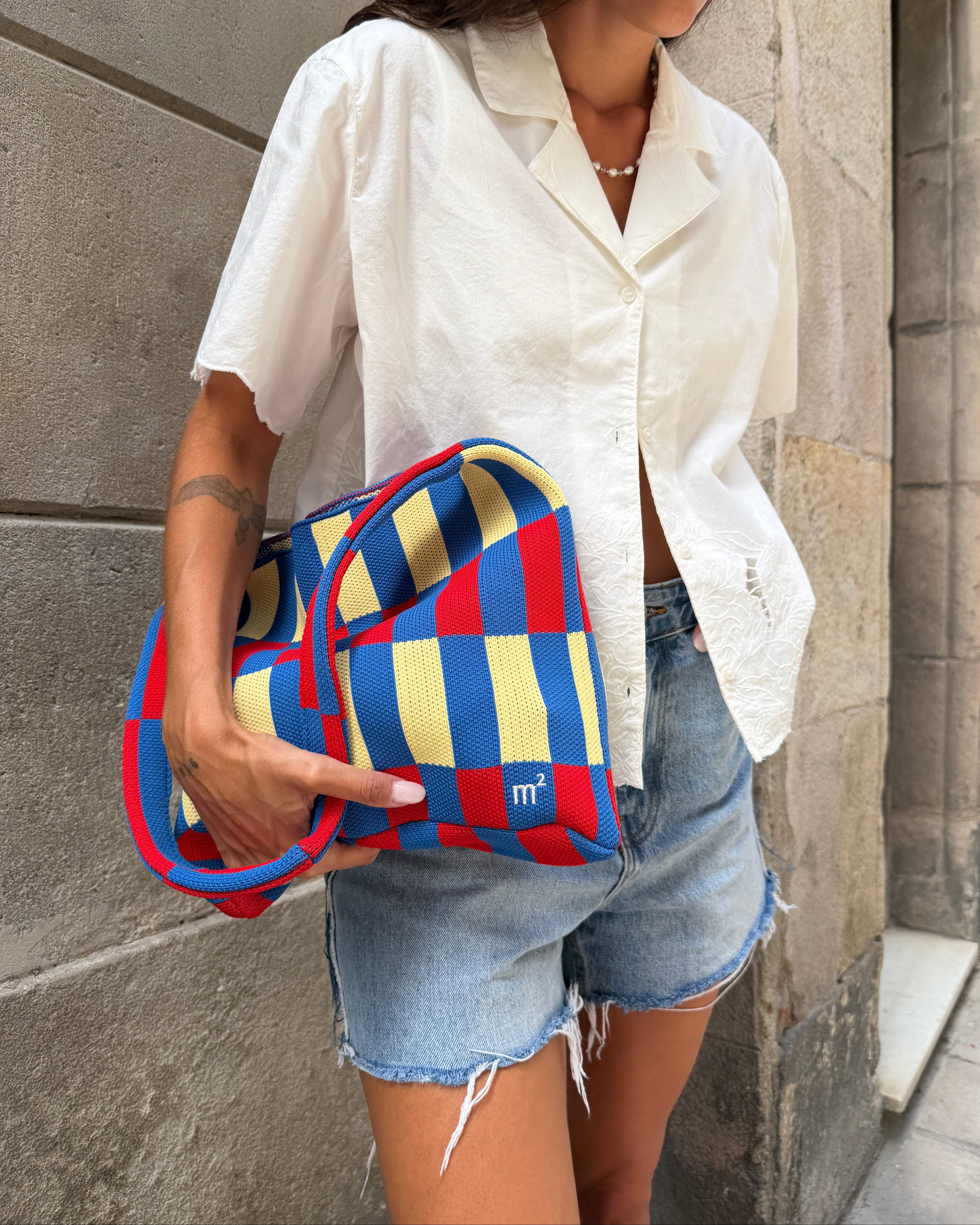 CHECKERED SHOULDER BAG - PRIMARY