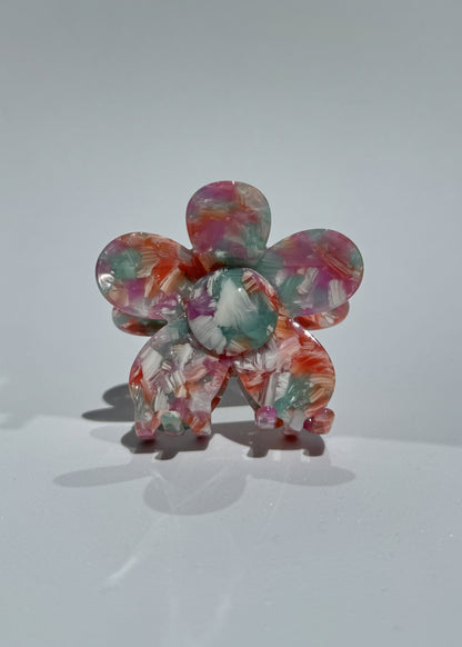 MARBLED FLOWER - MULTICOLORED