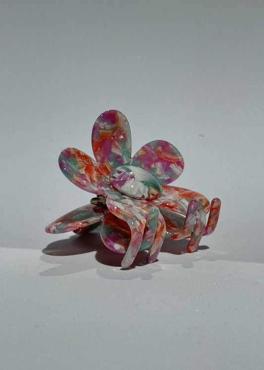 MARBLED FLOWER - MULTICOLORED
