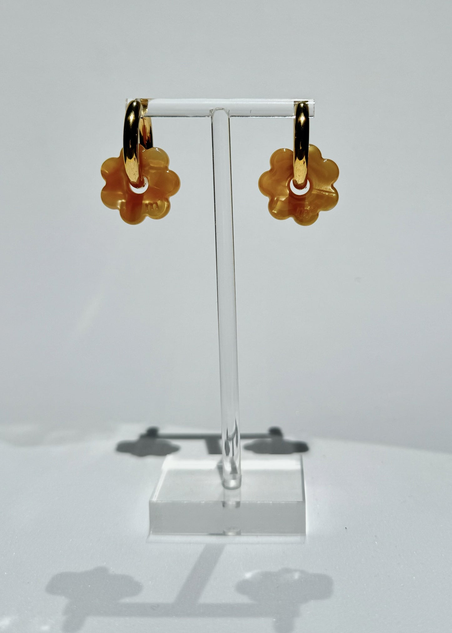 DAISY FLOWERS EARRINGS - YELLOW