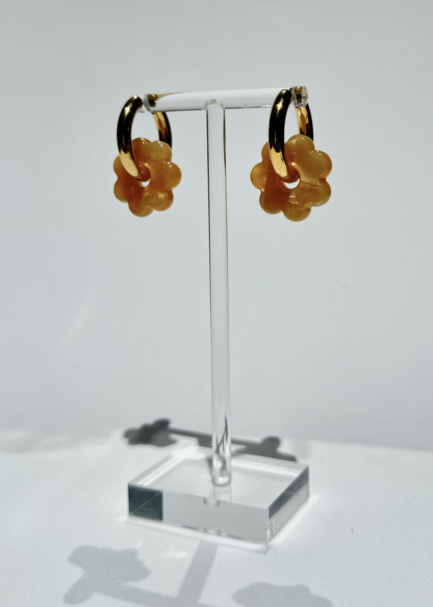DAISY FLOWERS EARRINGS - YELLOW