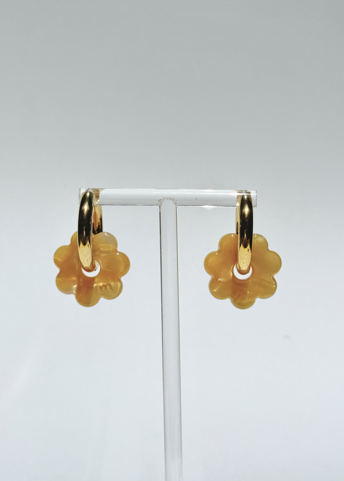 DAISY FLOWERS EARRINGS - YELLOW
