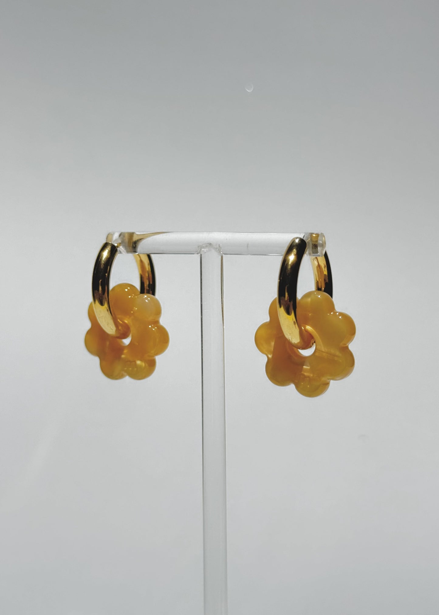 DAISY FLOWERS EARRINGS - YELLOW