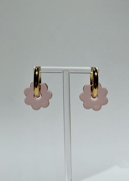DAISY FLOWERS EARRINGS - PINK