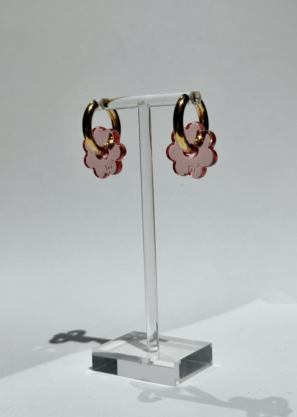 DAISY FLOWERS EARRINGS - PINK