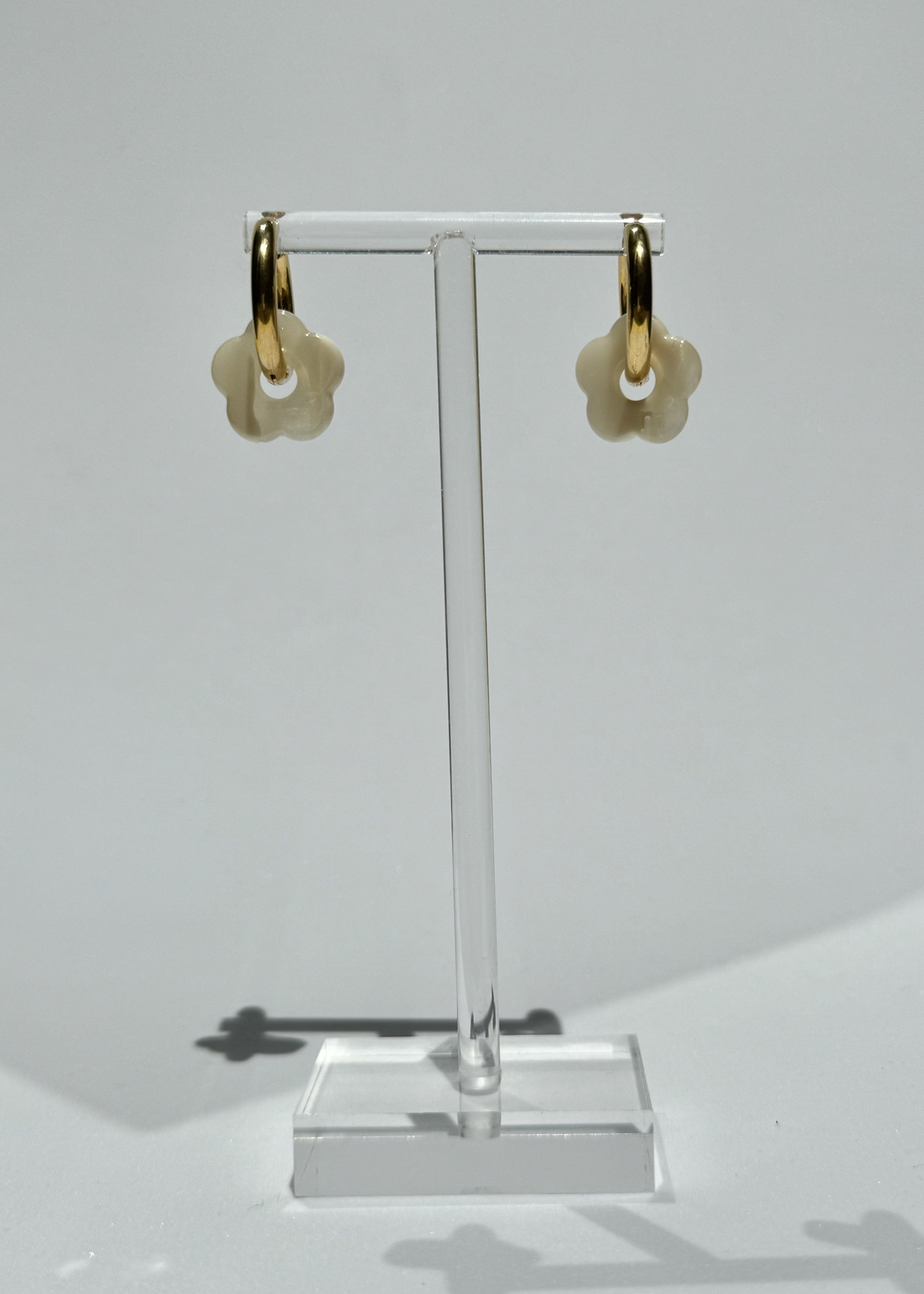 LITTLE FLOWERS EARRINGS - CREAM