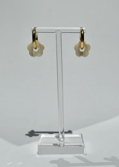 LITTLE FLOWERS EARRINGS - CREAM
