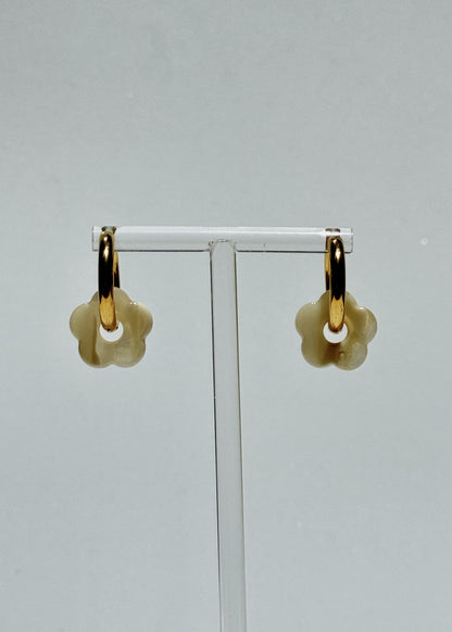 LITTLE FLOWERS EARRINGS - CREAM