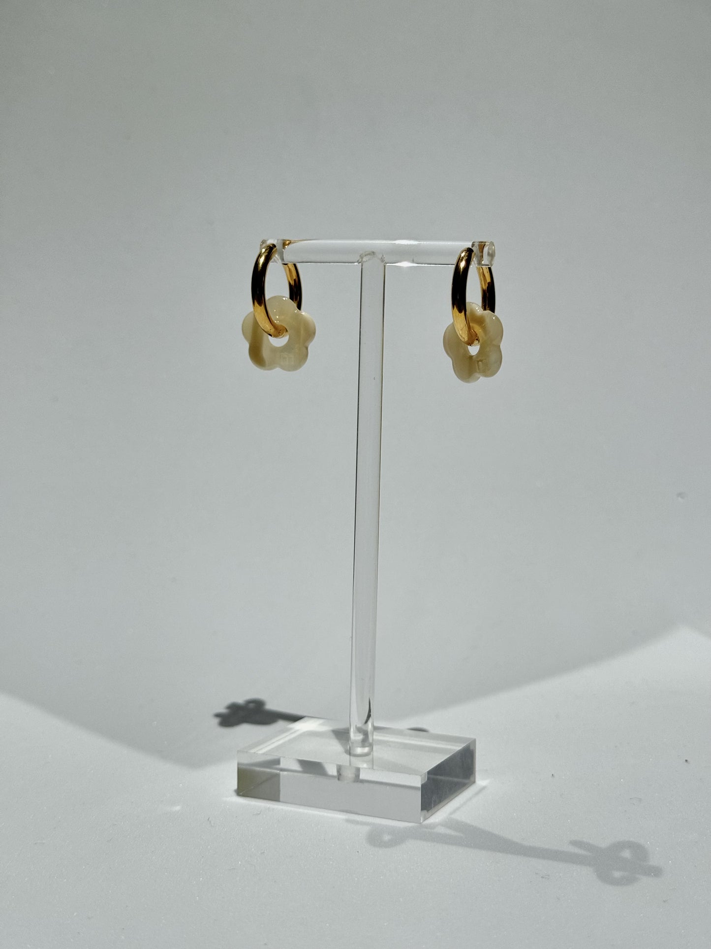 LITTLE FLOWERS EARRINGS - CREAM