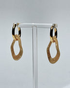 ORGANIC EARRING - BEIGE