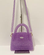 BEADED BAG - LILAC