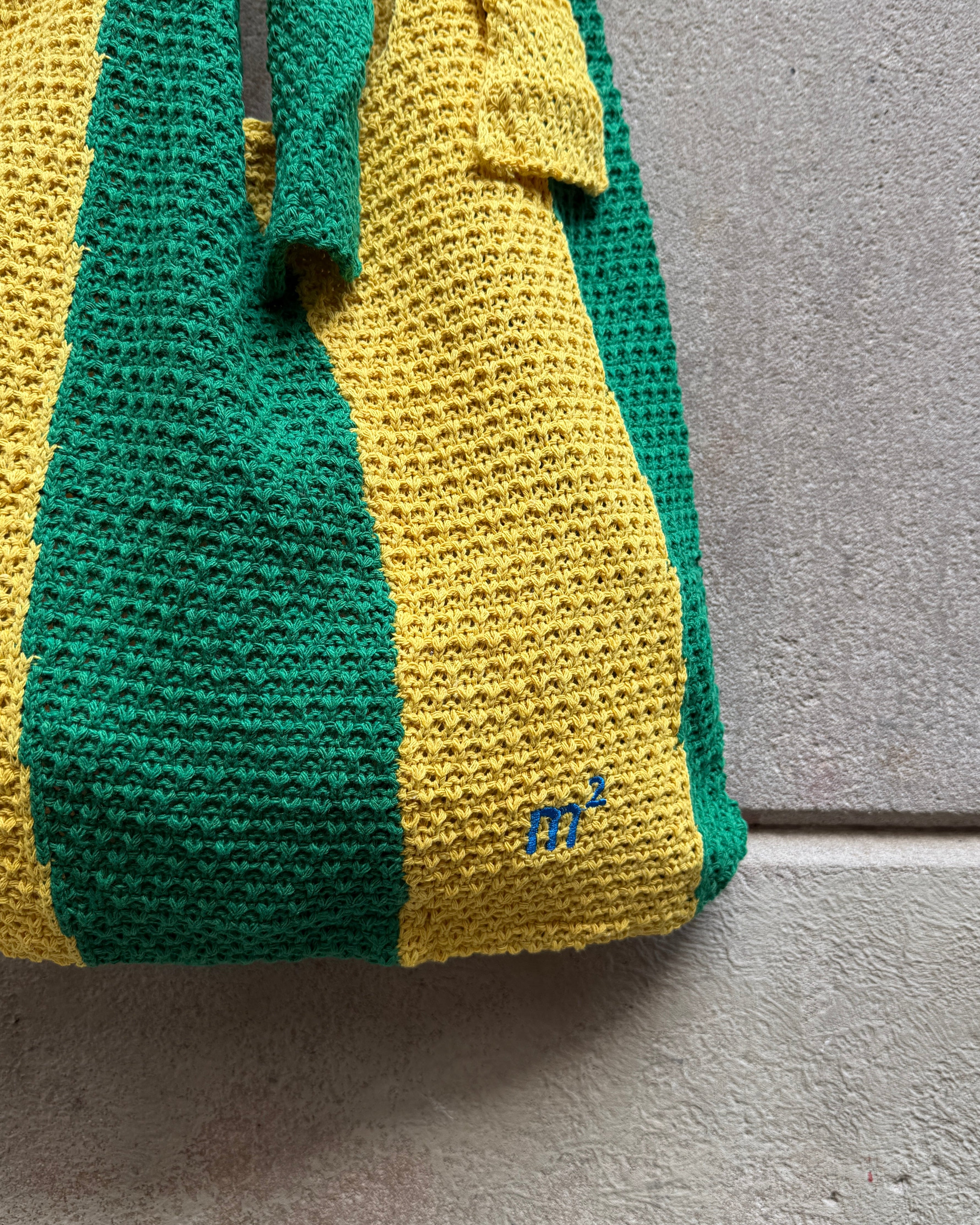 KNOT SHOULDER BAG - YELLOW&GREEN
