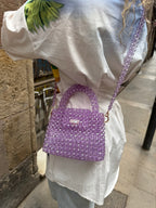BEADED BAG - LILAC