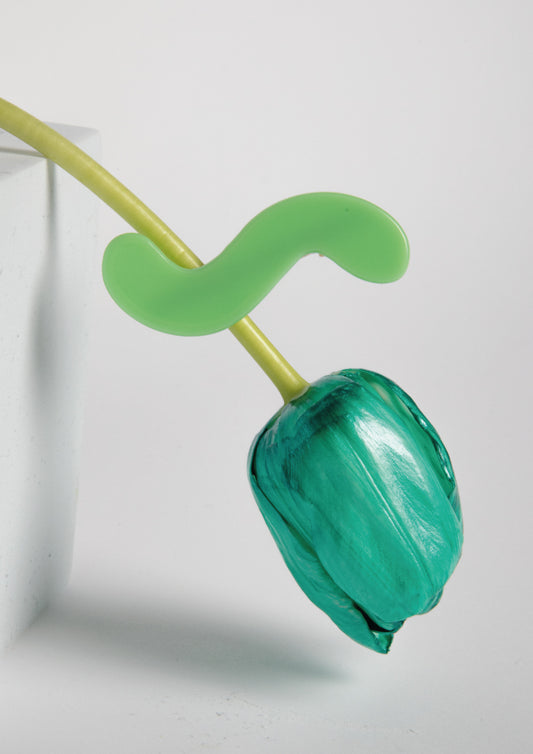JELLY HAIR CLIP - POWER GREEN