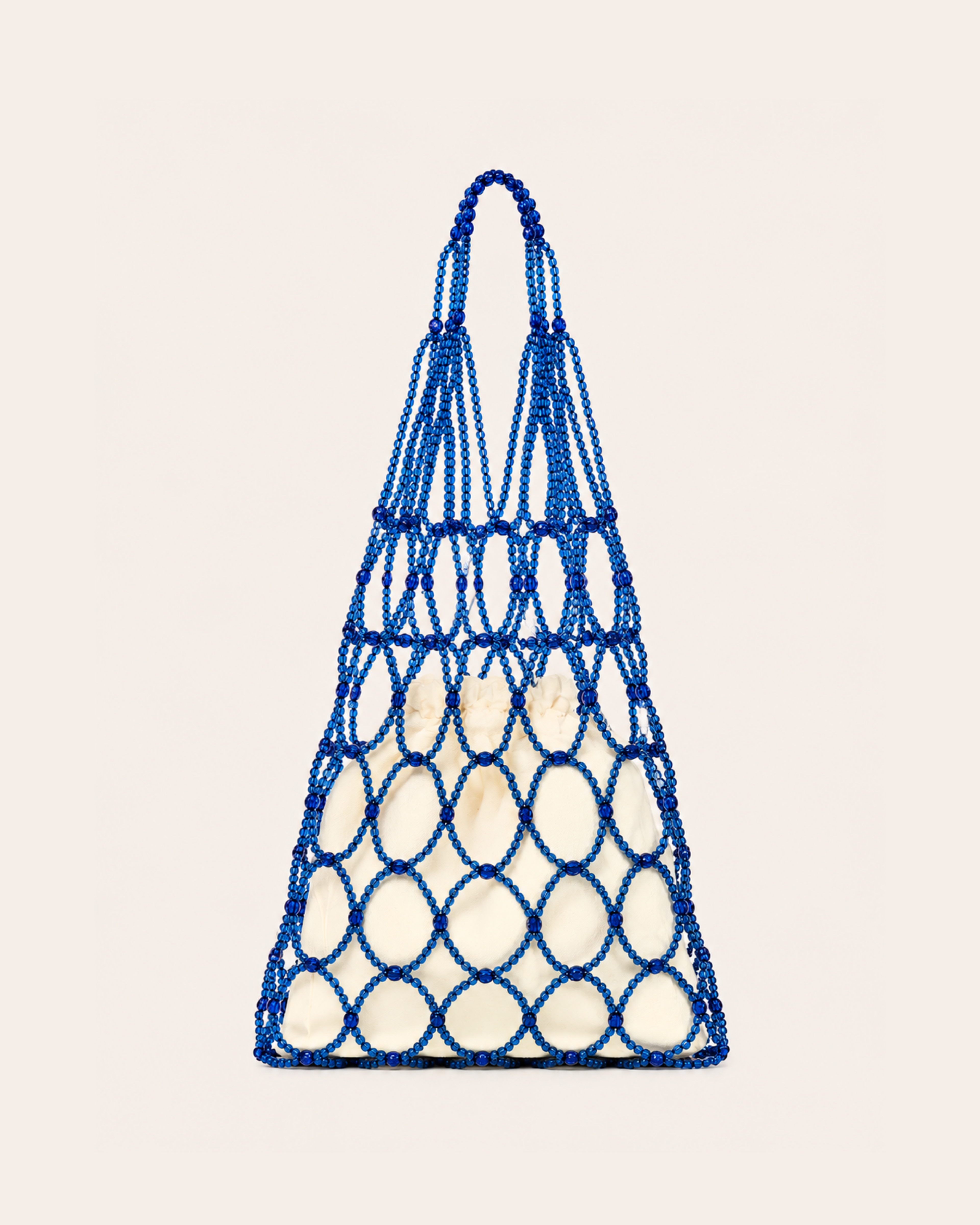 NET BEADED BAG / BLUE - PRE ORDER