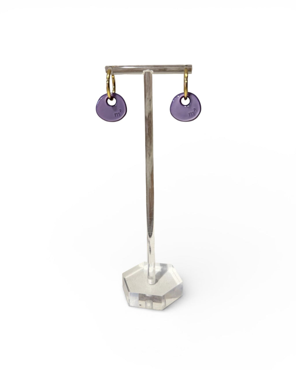 DROP EARRINGS - PURPLE
