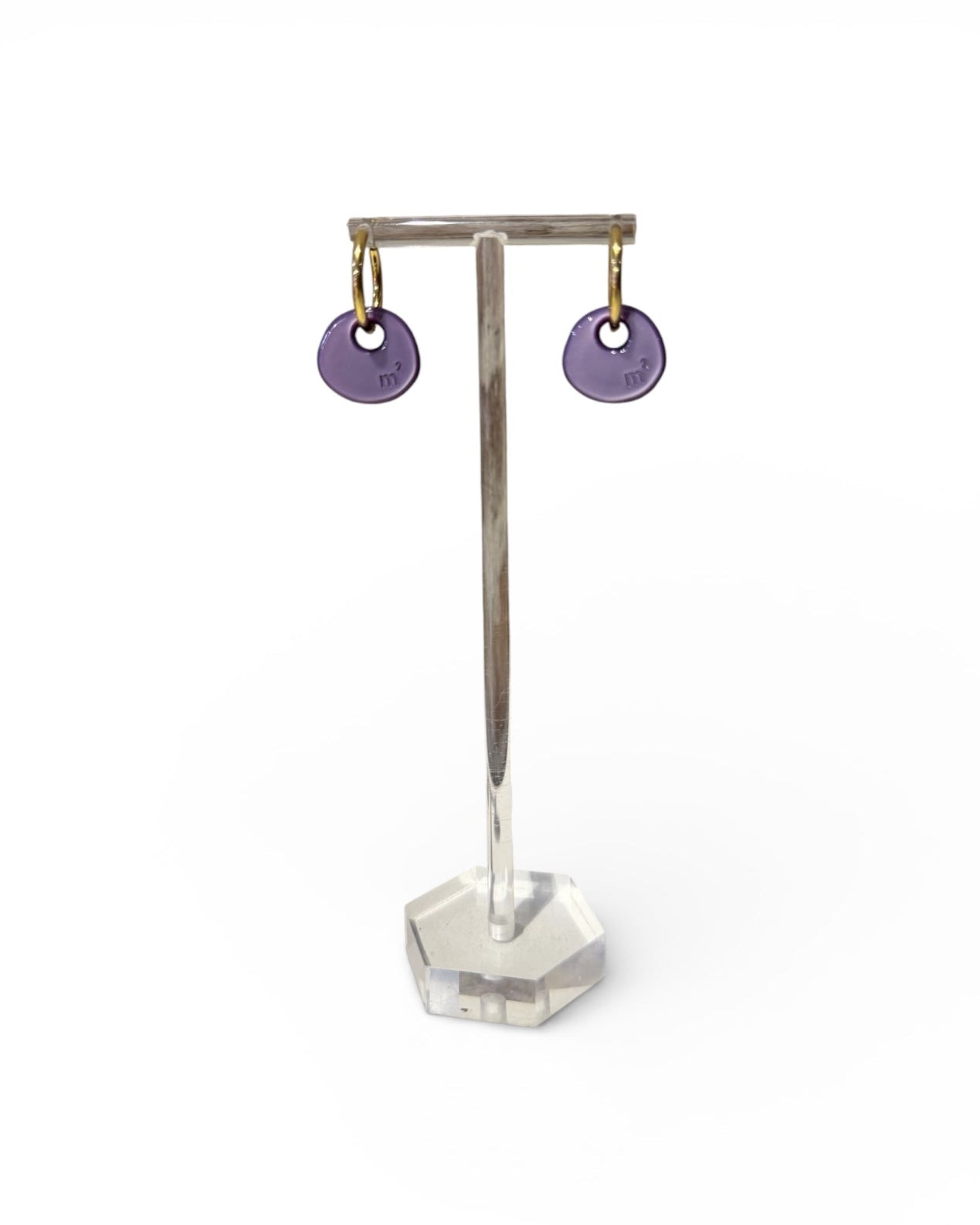 DROP EARRINGS - PURPLE