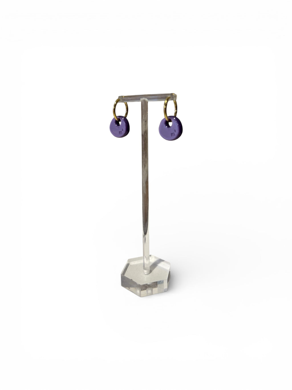 DROP EARRINGS - PURPLE