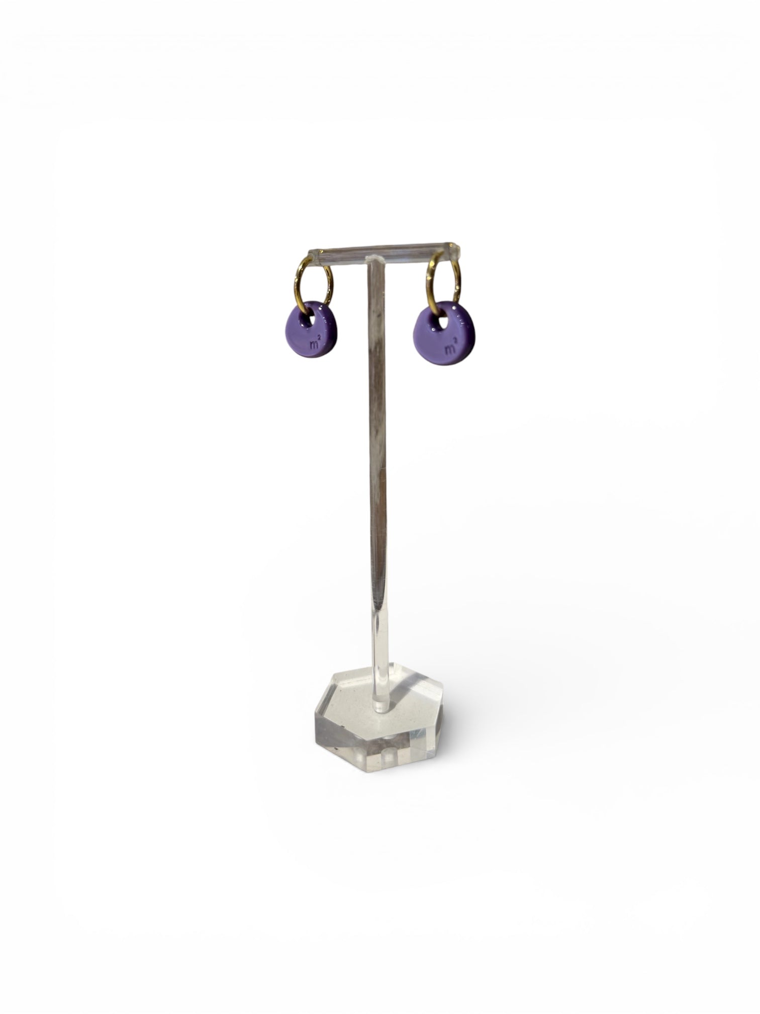 DROP EARRINGS - PURPLE