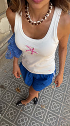 NATURAL STONES NECKLACE - ICED LATTE