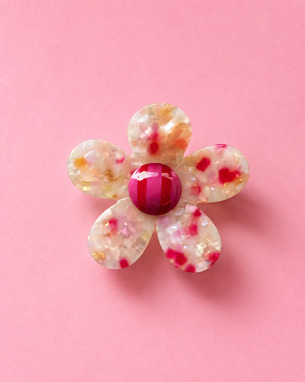CONFETTI FLOWER CLAW - MULTICOLORED