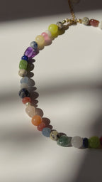 NATURAL STONES NECKLACE - KALEIDOSCOPE
