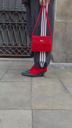 PLAIN COTTON SOCKS - RED