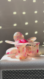 CONFETTI FLOWER CLAW - MULTICOLORED